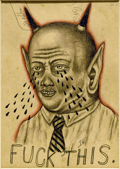 FRED STONEHOUSE, FUCK
Graphite on Paper