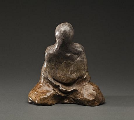 DAVID KIMBALL ANDERSON, BUDDHA, BROWN
cast bronze with patina