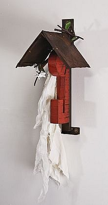 DAVID KIMBALL ANDERSON, LITTLE VILLAGE, APPLE
steel, wood, fabric, paint