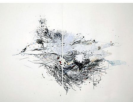 REED DANZIGER, AN INDETERMINATE ORDER "FLOATING"
watercolor, gouache, graphite and silkscreen on paper