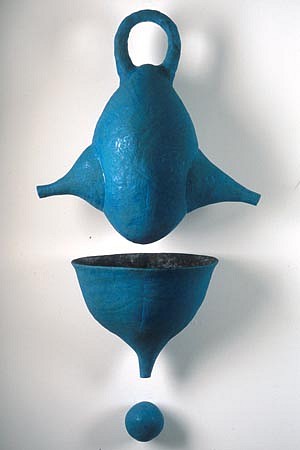 SCOTT CHAMBERLIN, droppe
ceramic sculpture