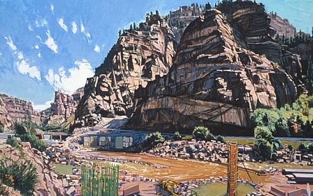 JIM COLBERT ESTATE, Glenwood Canyon(Pictures Of You)
oil on canvas