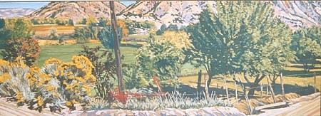 JIM COLBERT ESTATE, Ingram Creek Falls, Telluride (As The River Flows)
oil on canvas
