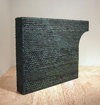 KIM DICKEY, HALF ARCH
aluminum, glazed terracotta, silicone, rubber, grommets