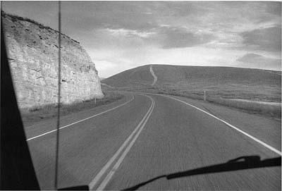 CHUCK FORSMAN, Double take, central Utah
black & white photograph