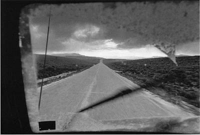 CHUCK FORSMAN, Spring hail, State Highway 24, southern Utah
black & white photograph