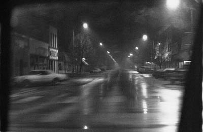CHUCK FORSMAN, Street Lights, Loveland, Colorado
black & white photograph