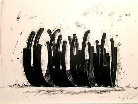 BERNAR VENET, VARIATIONS ON THE ARC X/X by Art of This Century
lithograph