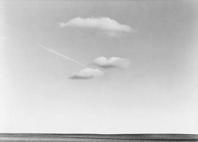 KEVIN O'CONNELL, 3 CLOUDS AND JET TRAIL ED. 6/25
silver gelatin print