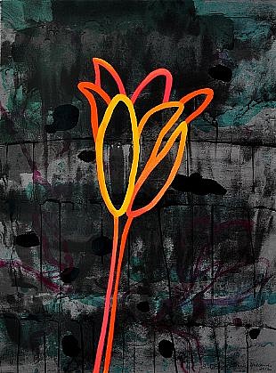 ANA MARIA HERNANDO, NIGHT FLOWER II 15/25
color lithograph