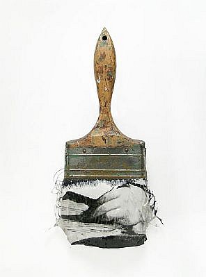 GARY EMRICH, LEGERDEMAIN #6 "SLIIGHT OF HAND"
photoemulsion on paintbrush