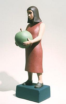 TOM NUSSBAUM, Apple Girl
acrylic on resin