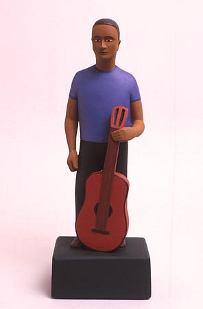 TOM NUSSBAUM, Guitar Man
acrylic on resin
