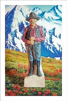 GARY EMRICH, SHERIFF WITH ICE MOUNTAIN SPRING WATER "Firewater"  Ed. 5
pigment print
