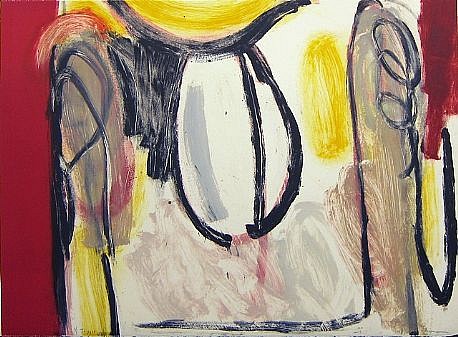 DALE CHISMAN ESTATE, TRIGGER 1/1
acrylic and oil pastel on paper