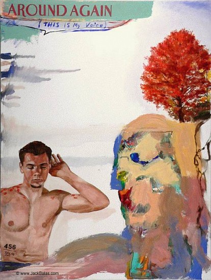 JACK BALAS, AROUND AGAIN
oil on canvas