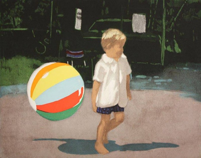 ISCA GREENFIELD-SANDERS, TOMMY AND THE BALL HP2 Ed. 50
direct to plate photogravure and aquatint