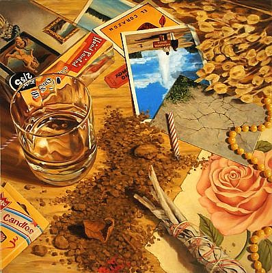 JERRY KUNKEL, MAGIC
oil on canvas