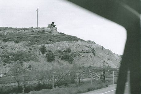 CHUCK FORSMAN, Monument, U.S. 89, central Utah
black & white photograph