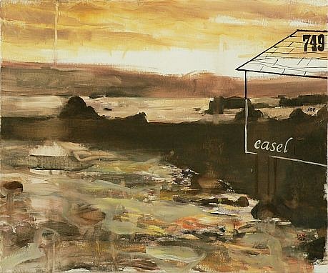 JACK BALAS, EASEL (JOE)
oil on canvas over panel