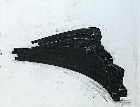 BERNAR VENET, EFFONDREMENT: ARCS 27/50
polymer gravure, photo-etching with wiping