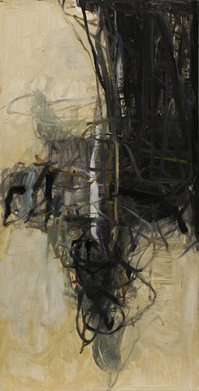 TOM LIEBER, BLACK AND WHITE CENTER
oil on canvas