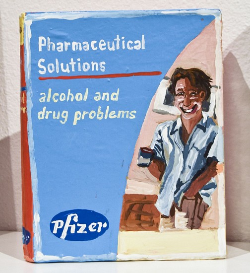 JEAN LOWE, PHARMACEUTICAL SOLUTIONS: ALCOHOL AND DRUG PROBLEMS
enamel on papier mache