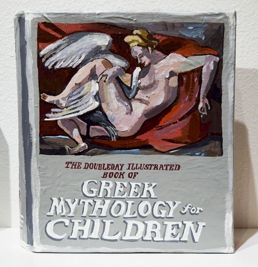 JEAN LOWE, THE DOUBLEDAY ILLUSTRATED BOOK OF GREEK MYTHOLOGY FOR CHILDREN
enamel on papier mache