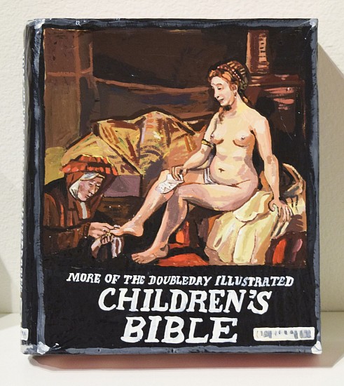JEAN LOWE, MORE OF THE DOUBLEDAY ILLUSTRATED CHILDREN'S BIBLE
enamel on papier mache