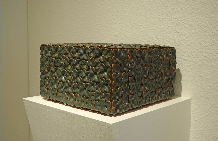 KIM DICKEY, GROTTO (BOX WITH THE SOUND OF ITS OWN MAKING)
glazed  terracotta