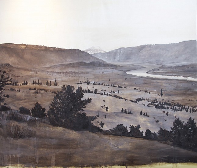 TOM JUDD, COLUMBIA RIVER
oil on canvas