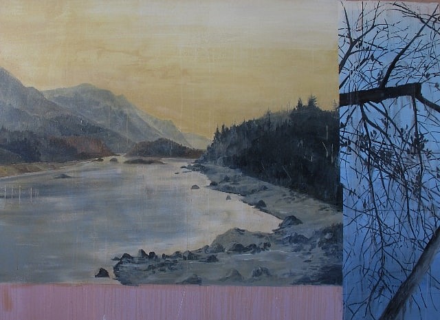 TOM JUDD, WINTER LAKE
oil on canvas