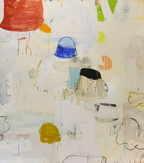 GARY KOMARIN, DIRTY WHITE, PALERMO
mixed media on canvas