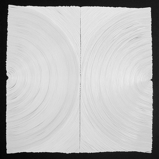 JAE KO, WHITE #32
vinyl on tape over panel