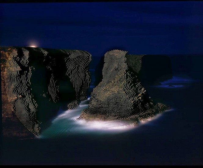 JIM SANBORN, KILKEE COUNTY CLAIRE, IRELAND "TOPOGRAPHIC PROJECTIONS" Ed. 10
pigment print, face-mounted to Plexi