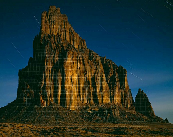 JIM SANBORN, SHIPROCK, NEW MEXICO "TOPOGRAPHIC PROJECTIONS" Ed. 10
pigment print, face-mounted to Plexi