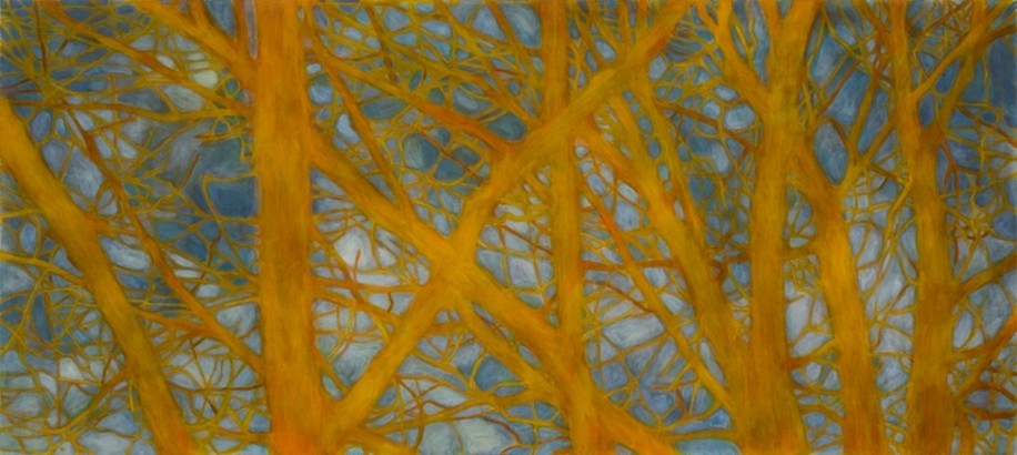 TRINE BUMILLER, TREE OF CONSTRUCTIVE AMBIGUITY
oil on panel