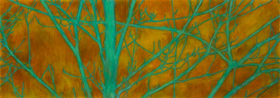 TRINE BUMILLER, TREE OF STANDARD DEVIATION
oil on panel