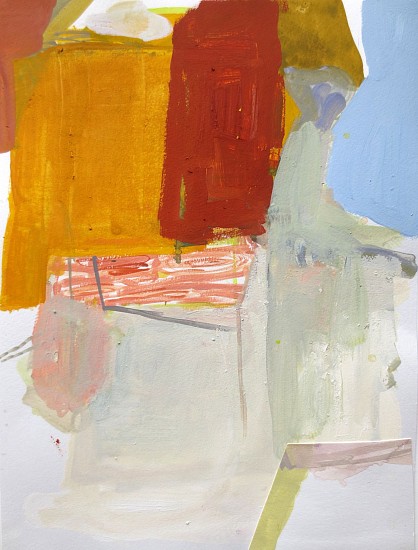 RECENT ARRIVALS, DEBORAH DANCY, "TWIN SONNETS"
acrylic and collage on paper
