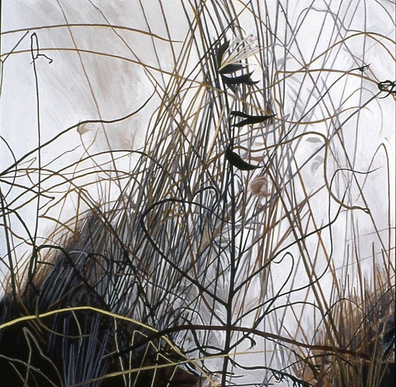 KAREN KITCHEL, DEAD GRASS 10, WINTER
oil on panel