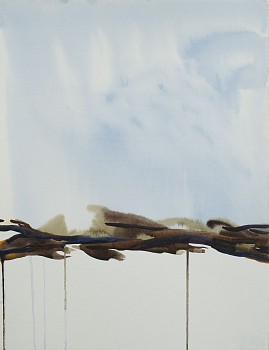 lindt melting landscape with wood