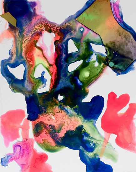 MARY EHRIN, NEON III
ink and mylar on plasticized paper