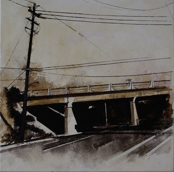 KAREN KITCHEL, ENERGY STUDY #5
asphalt emulsion, mixed media, shellac on canvas