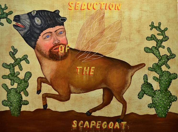 FRED STONEHOUSE, SCAPEGOAT
acrylic on panel