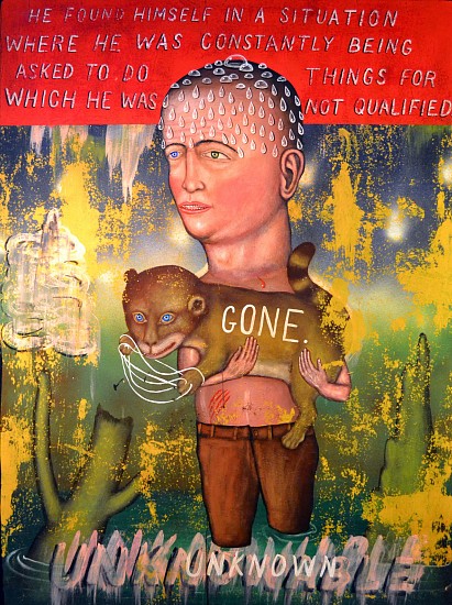 FRED STONEHOUSE, UNKNOWN
acrylic on panel