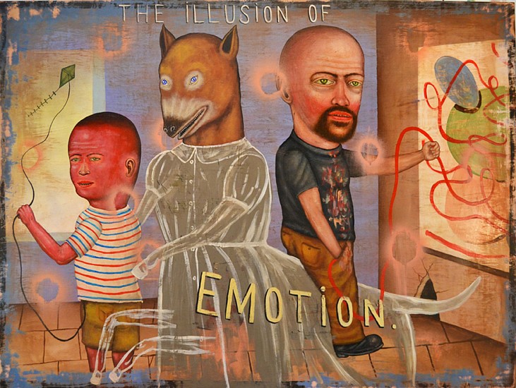 FRED STONEHOUSE, ILLUSION OF EMOTION
acrylic on panel