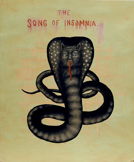 FRED STONEHOUSE, SONG OF INSOMNIA
acrylic on paper