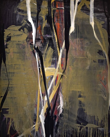 TOM LIEBER, TAN OVER BLACK
oil on canvas