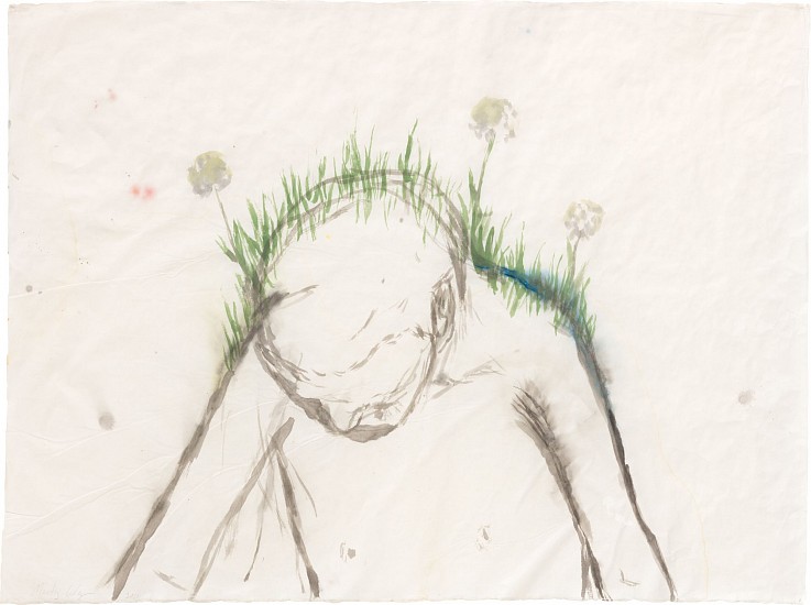 ENRIQUE MARTÍNEZ CELAYA, THE GRASS
watercolor on paper
