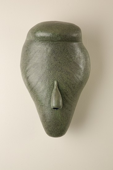 SCOTT CHAMBERLIN, HLAVA
glazed ceramic